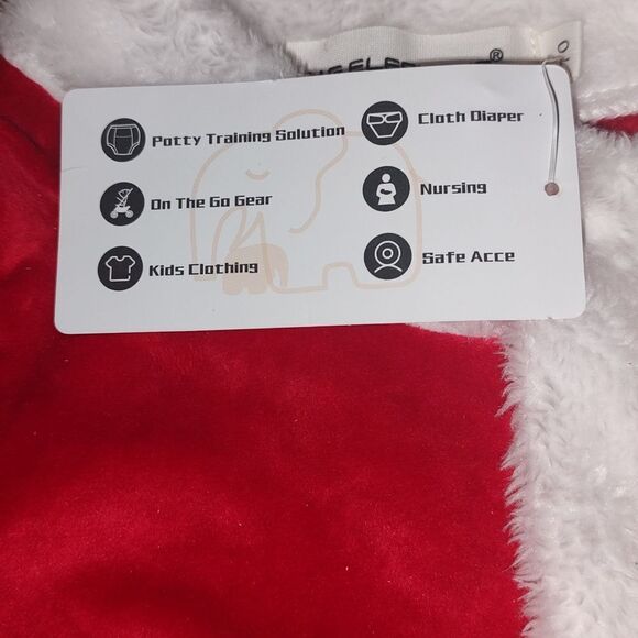 Big Elephant infant boys Santa outfit with santa hat  Sz 70 (3-6 months) NWT - Picture 3 of 5